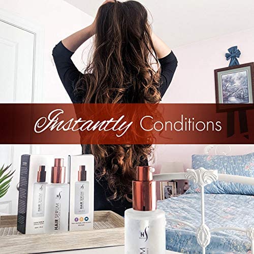 HerStyler Serum, 4 Pack - Hair Styling Agent with Argan Oil for Dry, Damaged Hair - Frizz Control Serum for Straightening, Shine, Trendy Tresses-Velvo Beauty