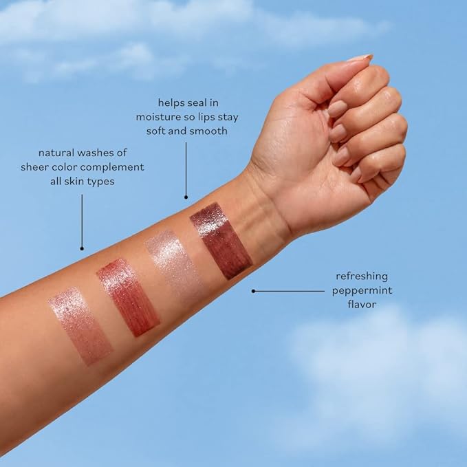 Sky Organics Tinted Lip Balms for Lips to Moisturize, Soften & Add A Wash of Color, Four Assorted Shades, 4pk.-Velvo Beauty