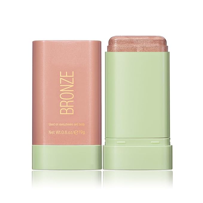 Multi-Purpose Makeup Blush Stick, 3-in-1 Beauty Tinted Solid Blush Stick For Cheeks, Lips And Eyes Waterproof Natural Cream Blush Stick With Long-Lasting Moisturizing Formula (#2Soft Glow)-Velvo Beauty