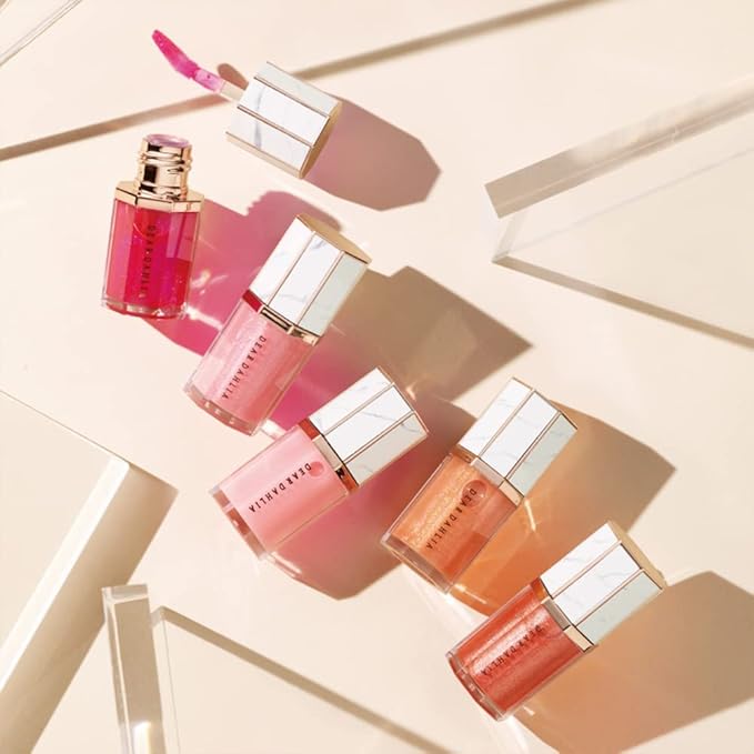 DEARDAHLIA Dear Dahlia Paradise Aurora Shine Lip Treatment, 0.21 fl. Oz. (MORNINGDEW)-Velvo Beauty