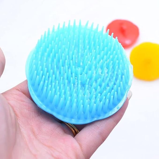 Hair Scalp Massage Shampoo Brush Massager (Assort Color_6 Pack), Color May Vary.-Velvo Beauty