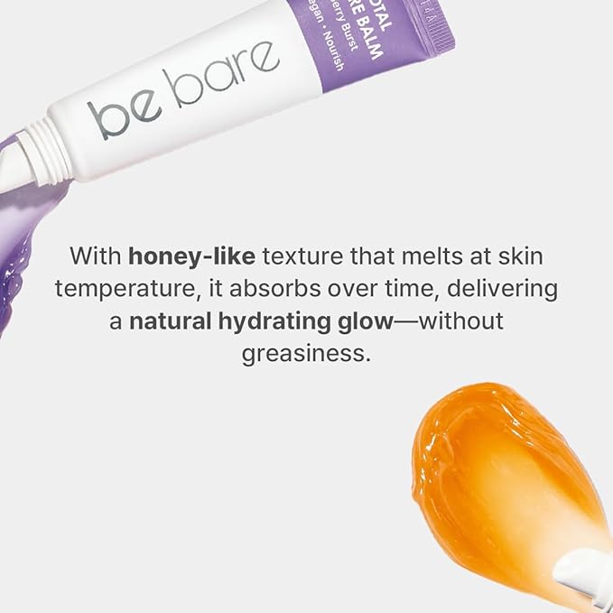 Total Care Balm Dual Pack - Berry Burst and Peachy Pleasure Nourishing Multi-Balm with Vitamin E for Moisturizing Lips, Nails, Elbows and Dry Skin (2 pc)-Velvo Beauty