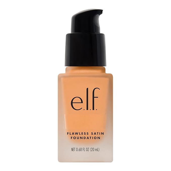e.l.f. Flawless Finish Foundation, Lightweight & Medium Coverage, Semi-Matte Finish, Buttercup, 0.68 Fl Oz (20mL)-Velvo Beauty