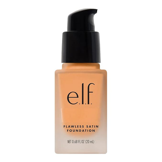 e.l.f. Flawless Finish Foundation, Lightweight & Medium Coverage, Semi-Matte Finish, Buttercup, 0.68 Fl Oz (20mL)-Velvo Beauty