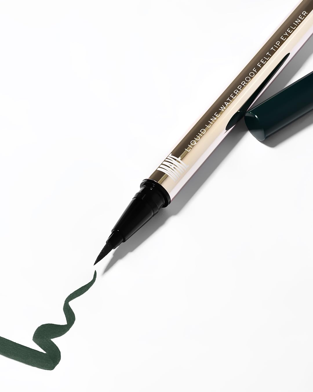 MAKE Beauty Liquid Line Waterproof Liquid Eyeliner Pen. Smudge-Proof Felt Tip for Precise Application of Lines, Wings, and Graphics. Long Lasting Eye Liner - Shade, Space Camp-Velvo Beauty