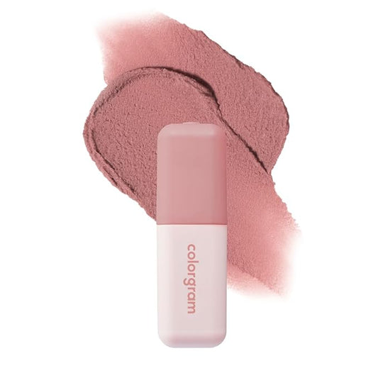 COLORGRAM NUDE BLUR TINT 02 CHARMING PINK | Soft Velvet Matte Lip Stain & Cheek Tint | Lightweight Blurring Tint for a Smooth & Airbrushed Finish | 24H Hydration, Long-Lasting & Non-Sticky Formula-Velvo Beauty