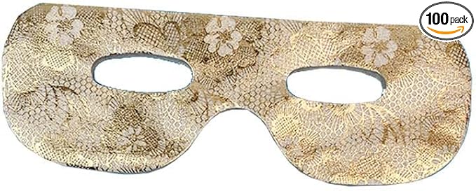 100PCS Gold DIY Eye Mask Under Eye Patches Pre-Cut Nose Paper Film Eye Pad Cooling Eye Patch for Puffy Eyes Spa Skincare-Velvo Beauty
