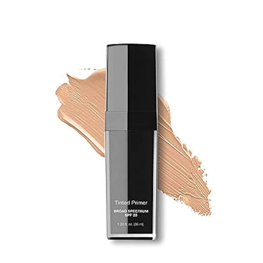 Tinted Face Primer Broad Spectrum SPF 20 Hydrates Smooths and Protects Skin (Medium)-Velvo Beauty