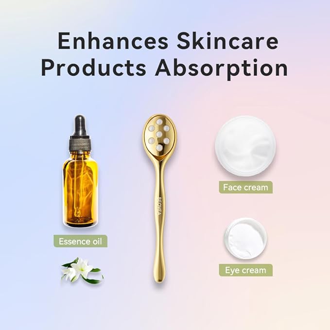 3-in-1 Face Roller for Women – Cryo Sticks for Puffiness, Skin Tightening & Face Lifting, Facial Roller with Cream Spatula, Travel-Friendly Design-Velvo Beauty