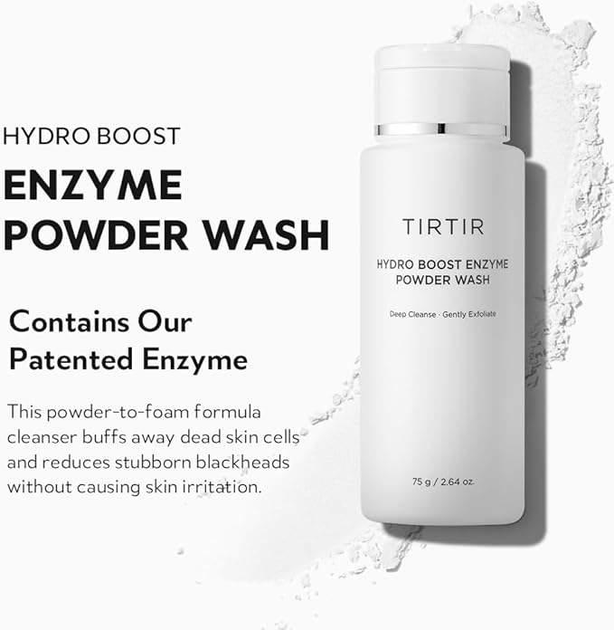 TIRTIR Hydro Boost Enzyme Cleansing Powder, 2.64 Oz-Velvo Beauty