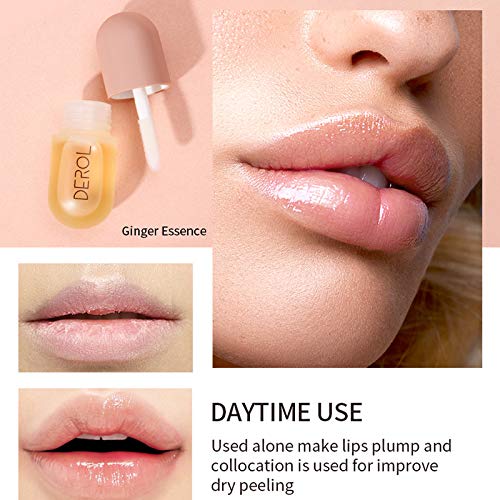 Lip Plumper,Derol Lip Plumper by NVYUE,Natural Lip Plumper and Lip Care Serum,Lip Enhancer for Fuller(2PCS)-Velvo Beauty