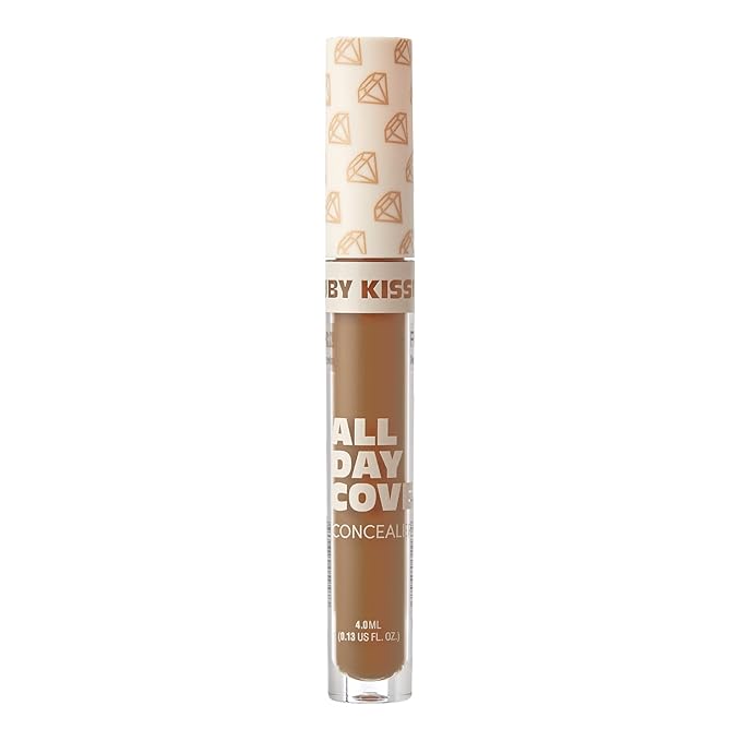 Ruby Kisses All Day Concealer Lightweight Full Coverage Multi-Use Concealer 0.13 Fl Oz (Deep Honey)-Velvo Beauty