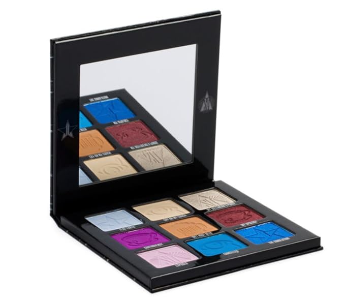 Jeffree Star Cosmetics Weirdo Mini Palette + Mini Controversy & Black Jeffree Star Approved Mascara Bundle of 3, Red-Velvo Beauty