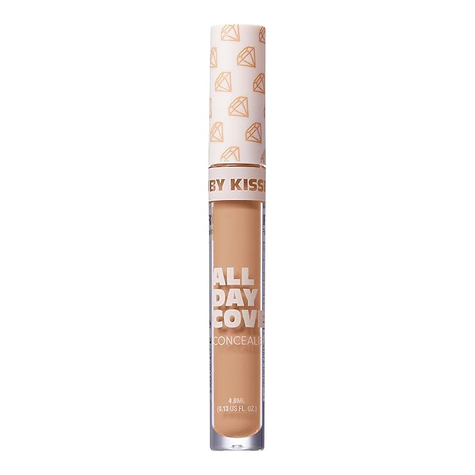 Ruby Kisses All Day Concealer Lightweight Full Coverage Multi-Use Concealer 0.13 Fl Oz (Golden Beige)-Velvo Beauty