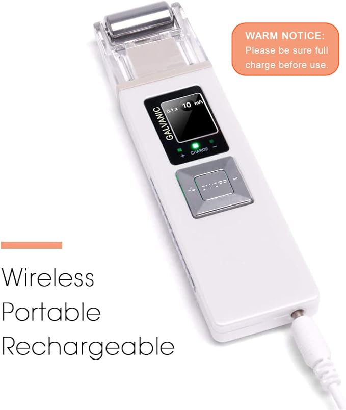 Portable Galvanic Microcurrent Skin Firming Machine, Anti-Aging Face Lift Massager Home Use Beauty Salon Device-Velvo Beauty