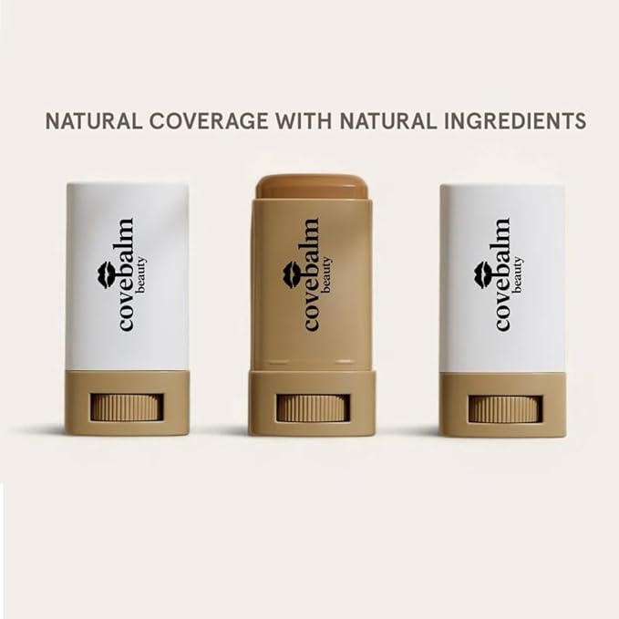 Cove Balm Beauty Skin Tint,Solid Tinted Serum Boosted Skin Tint Balm, Facial Color Correct, Radiant & Dewy Finish, Face Tinted Foundation, Covebalm Foundation Stick For Face Makeup (#06)-Velvo Beauty