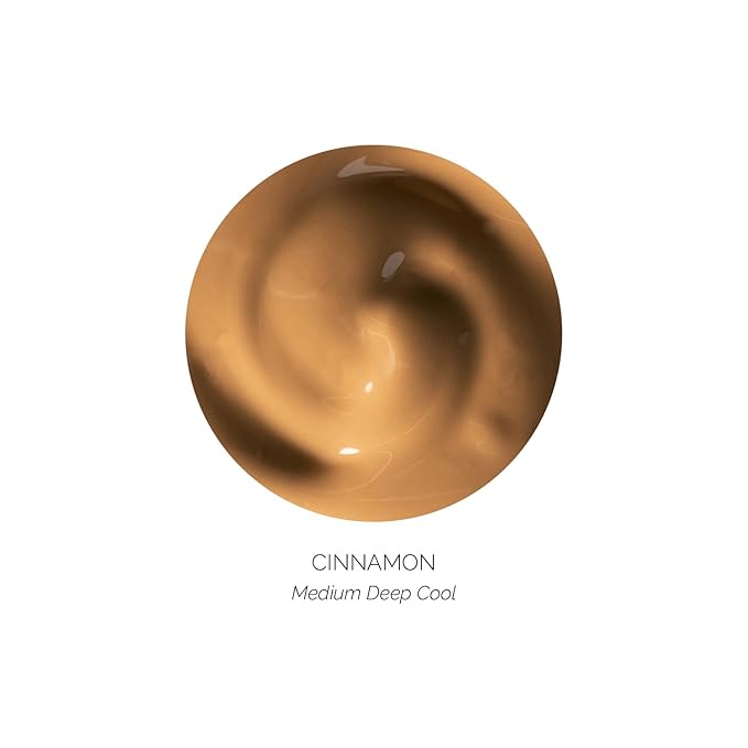 OFIR Skin Satin Medium Coverage Foundation | Buildable, Non-Creasing Finish | Vegan, Cruelty-Free, Paraben-Free Makeup | Blue Light Protection | 1 FL OZ (Cinnamon - Medium Deep Cool)-Velvo Beauty