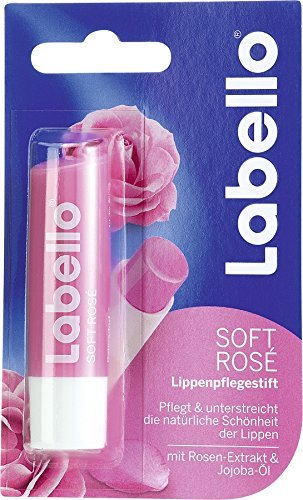 Labello Pearly Shine, Labello Soft Rose, Labello Blackberry Shine Lip Balm Bundle-Velvo Beauty