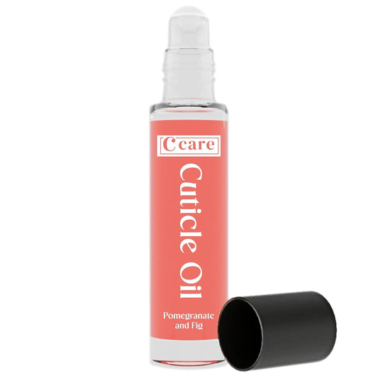 C CARE Pomegranate and Fig Roll-On Cuticle Oil | Natural Revitalizing Hydrating Nail Oil | Repaires Cuticles Overnight | Remedy For Damaged Skin And Thin Nails | Paraben Cruelty Free Formula | 10ml-Velvo Beauty