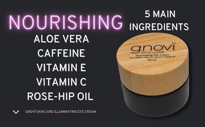 Illuminating Eye Cream Anti-Puffiness and Nourishing Dark Circle Remover (20ml)-Velvo Beauty