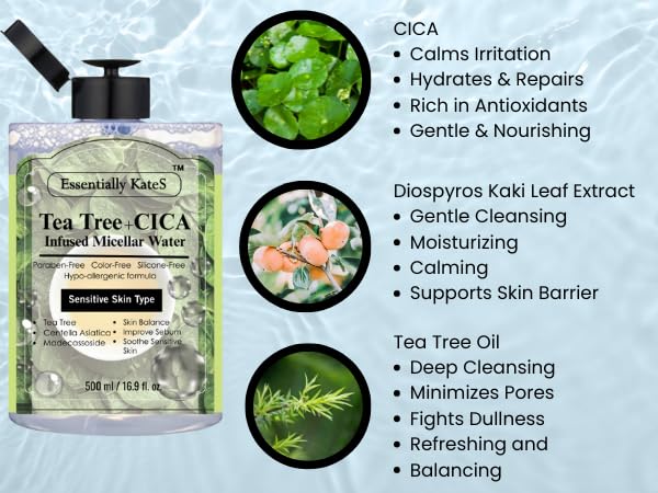 Micellar Water 500ml (16.9 Fl oz), a Jumbo size, Effectively Removes Eye & Face Make-up, No Oil and No Alcohol - Very Moisturizing and Not Painful, a Korean Skin Care-Velvo Beauty