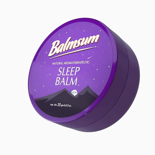 Natural Sleep Balm 100% Natural Scented Relaxing Balm for Children and Adults, Calming Night Balm, Organic Sleep Balm-25gm-Velvo Beauty