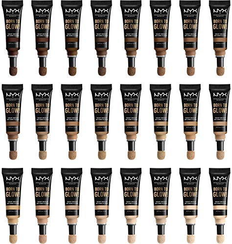 NYX PROFESSIONAL MAKEUP Born To Glow Radiant Concealer, Medium Coverage - Cappuccino-Velvo Beauty
