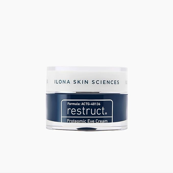 ILONA Restruct Proteomic Under Eye Cream | Proteoglycan Eye Cream Reestablishes Firmness and Smoothness | 0.5 oz-Velvo Beauty