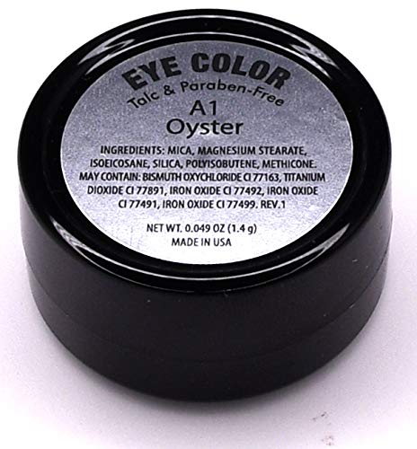 Oyster Off White Nude Naked Cream Color Matte Pressed Powder Single Vegan Eyeshadow; Talc, Paraben & Cruelty Free-Velvo Beauty