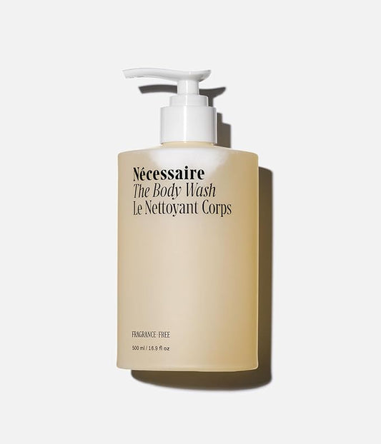Nécessaire The Body Wash Fragrance-Free. Natural Body Wash for Women + Men. Barrier Cleanse. Multi-Ceramide Gel Cleanser, 16.9 Fl Oz.-Velvo Beauty