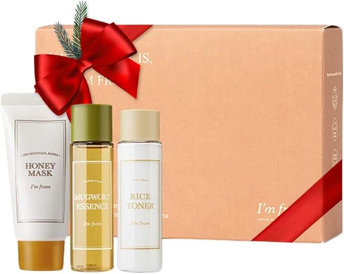 [I'm from] Miniature Set, Rice Toner, Mugwort Essence, Honey mask, Gifts for Women, Travel Essentials, Stocking Stuffers-Velvo Beauty