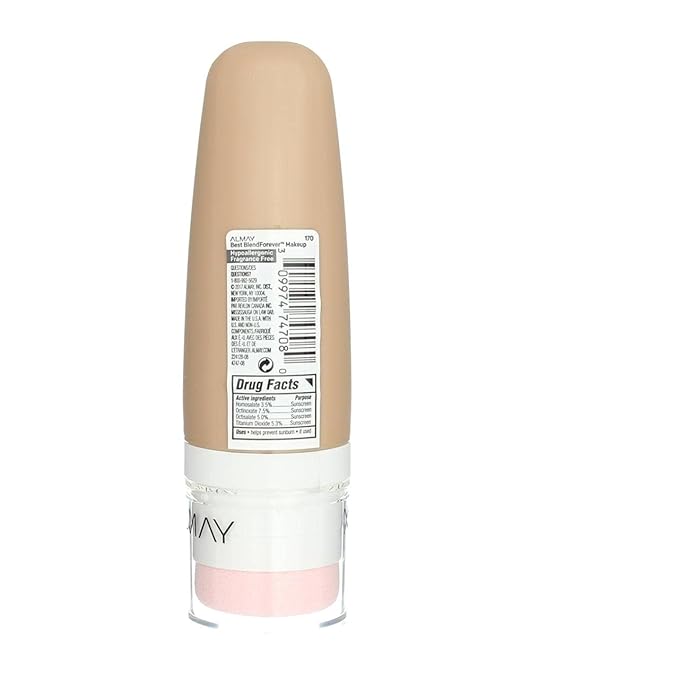 Almay Best Blend Forever Foundation, True Beige, 1 fl. oz., SPF 40 Broad Spectrum-Velvo Beauty