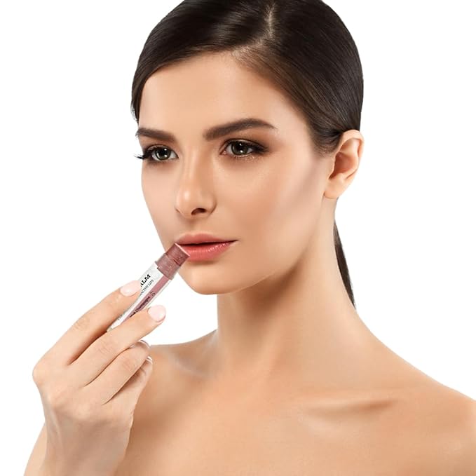 Tinted Lip Balm by Earth’s Daughter – 4 Pack of Pink Champagne Color – Beeswax, Coconut Oil, Cocoa Butter, Vitamin E – Moisturize and Beautify – Paraben Free-Velvo Beauty