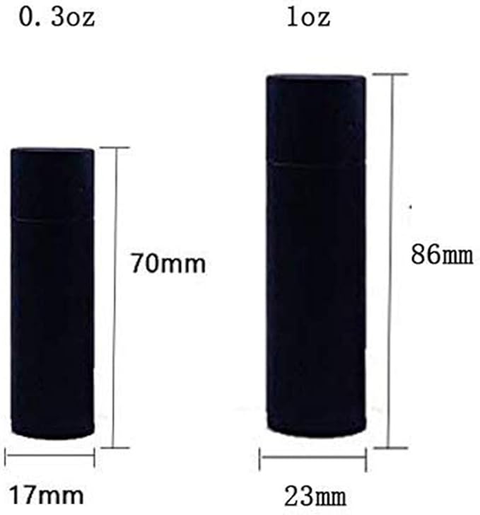 10 Pcs 1oz Cardboard Lip Balm Tubes Kraft Paper Lipstick Tube Empty Lip Gloss Containers Refillable Chapstick Container Round Paper Solid Tube for DIY Cosmetic Samples Lotion Deodorant,Brown-Velvo Beauty