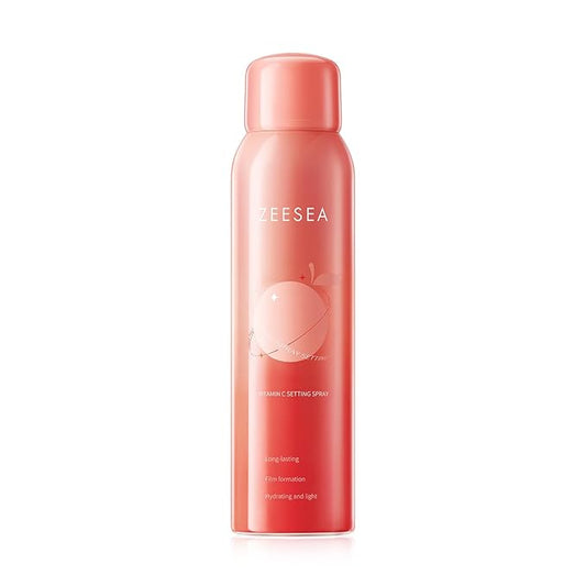 zeesea Vitamin C Hydrating Makeup Setting Spray for Face,Waterproof Make up Setting Fixer Mist type Spray,Long-lasting for 16 hours,Oil Control, 3.52 Fl oz, 100 ml-Velvo Beauty