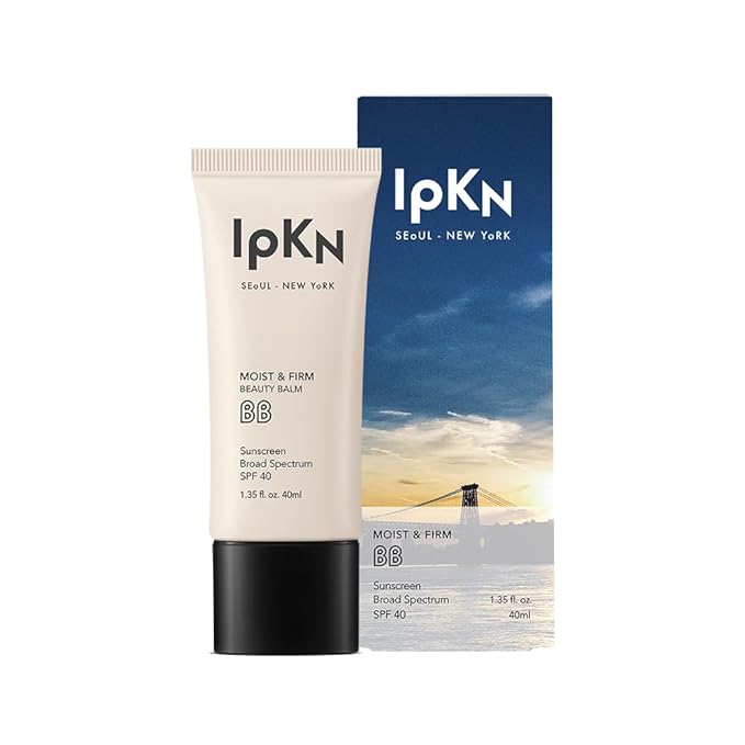 IPKN Moist & Firm BB Cream - Ultra-Hydrating Daily BB Cream with or without SPF40 - Lightweight, Non-Greasy Face Base with Antioxidants for Smooth, Radiant Skin-Velvo Beauty