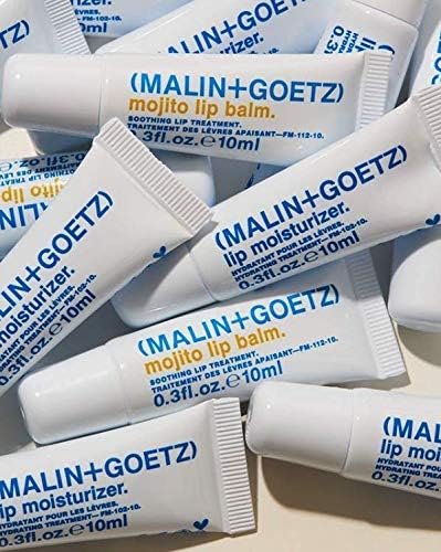 Malin + Goetz Mojito Lip Moisturizer for Men & Women, 0.3 fl. oz. - Hydrating Lip Gel for Chapped Lips, Nourishing Dry Lip Treatment, No Fragrance or Flavor, Vegan & Cruelty Free-Velvo Beauty