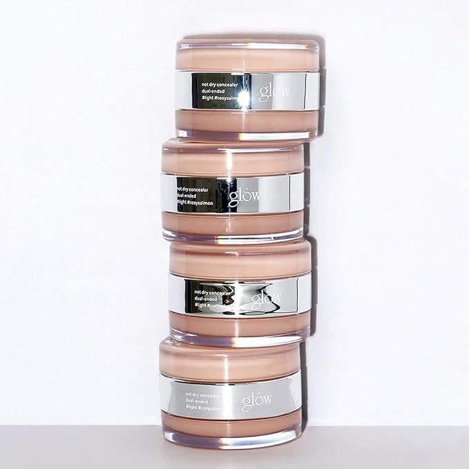 not dry concealer #light #rosysalmon : Vegan-Free, hypoallergenic, premium dual-ended concealer, expertly crafted to flawlessly cover blemishes and dark circles, 0.4 Oz-Velvo Beauty