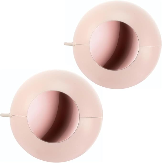 Washable Reusable Gel Lint Roller for Pet Hair, Tecogue Portable Dog Cat Pet Hair Remover for Clothes, Laundries, Sticky Cleaner, Dust Fuzz Fur for Travel Household (Pink-2pcs)-Velvo Beauty