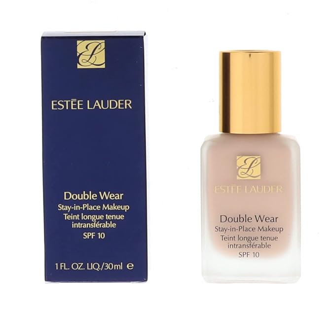 Estée Lauder Double Wear Stay-in-Place 24-Hour Long-Wear Matte Foundation, 1.0 oz, 1C0 Shell-Velvo Beauty