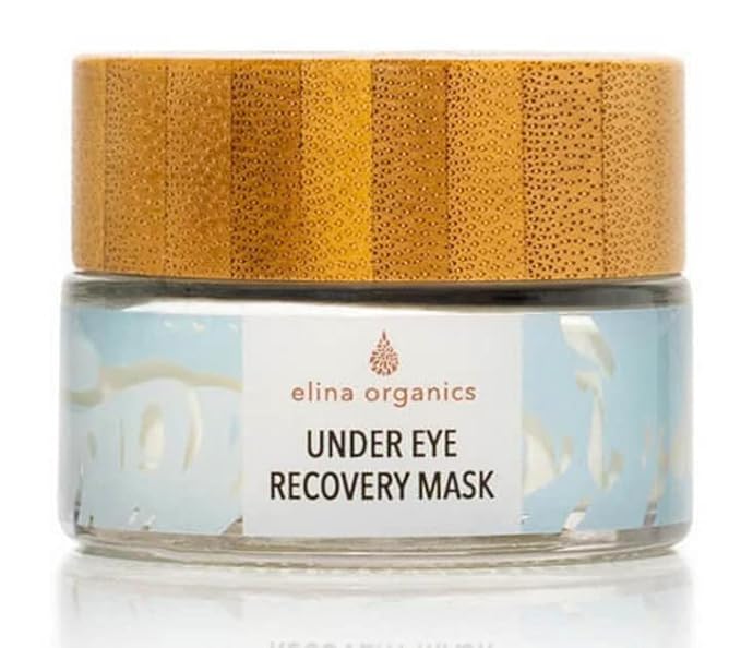 Leave On Under Eye Recovery Mask, 1oz, organic skincare, eye cream, reduce wrinkles, reduce dark circles, reduce puffy eyes, rebuild collagen, vitamin c, white truffle extract, holistic skincare-Velvo Beauty