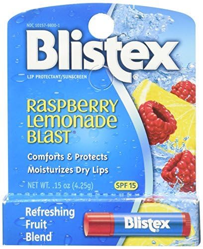 Blistex Lip Protectant, Spf 15, Raspberry Lemonade Blast, 0.15 oz-Velvo Beauty