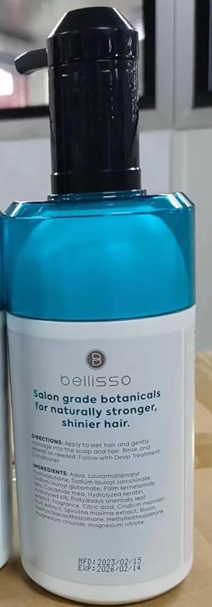 Biotin Shampoo for Thicker Stronger Hair - Volumizing & Thickening Shampoo for Men and Women - Sulfate Free, Salon Grade Formula to Boost Volume for Fine and Thinning Hair - Ideal for All Hair Types-Velvo Beauty