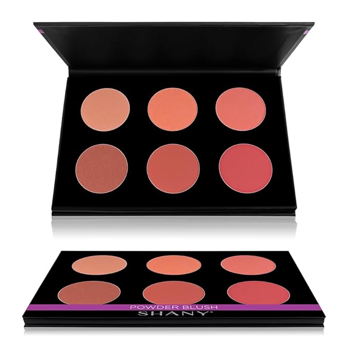 SHANY Shimmer & Matte Warm-Toned Blush Palette - Layer 6 - Refill for the 6 Layer Mini Masterpiece Collection Makeup Set-Velvo Beauty