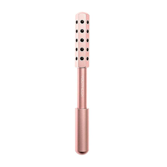 Radiance Roller - Germanium Stone Uplifting Face Beauty Massage Tool/Roller/Wand for Skin Tightening, De-Puffing, Sculpt/Lift, Anti-Aging | Uplift Face Roller, Facial Roller (Rose Gold)-Velvo Beauty