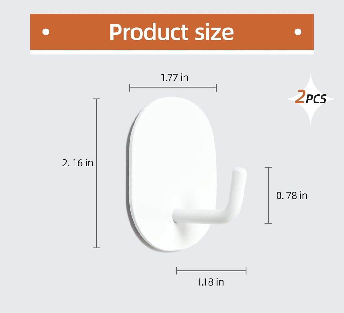 Magnetic Hooks,Strong Hooks for Kitchen, Refrigerator, Wardrobe and Outdoor Grill, Cabin, Hanging Clothes, Keys, Kitchenware(White&Black, 2psc)-Velvo Beauty