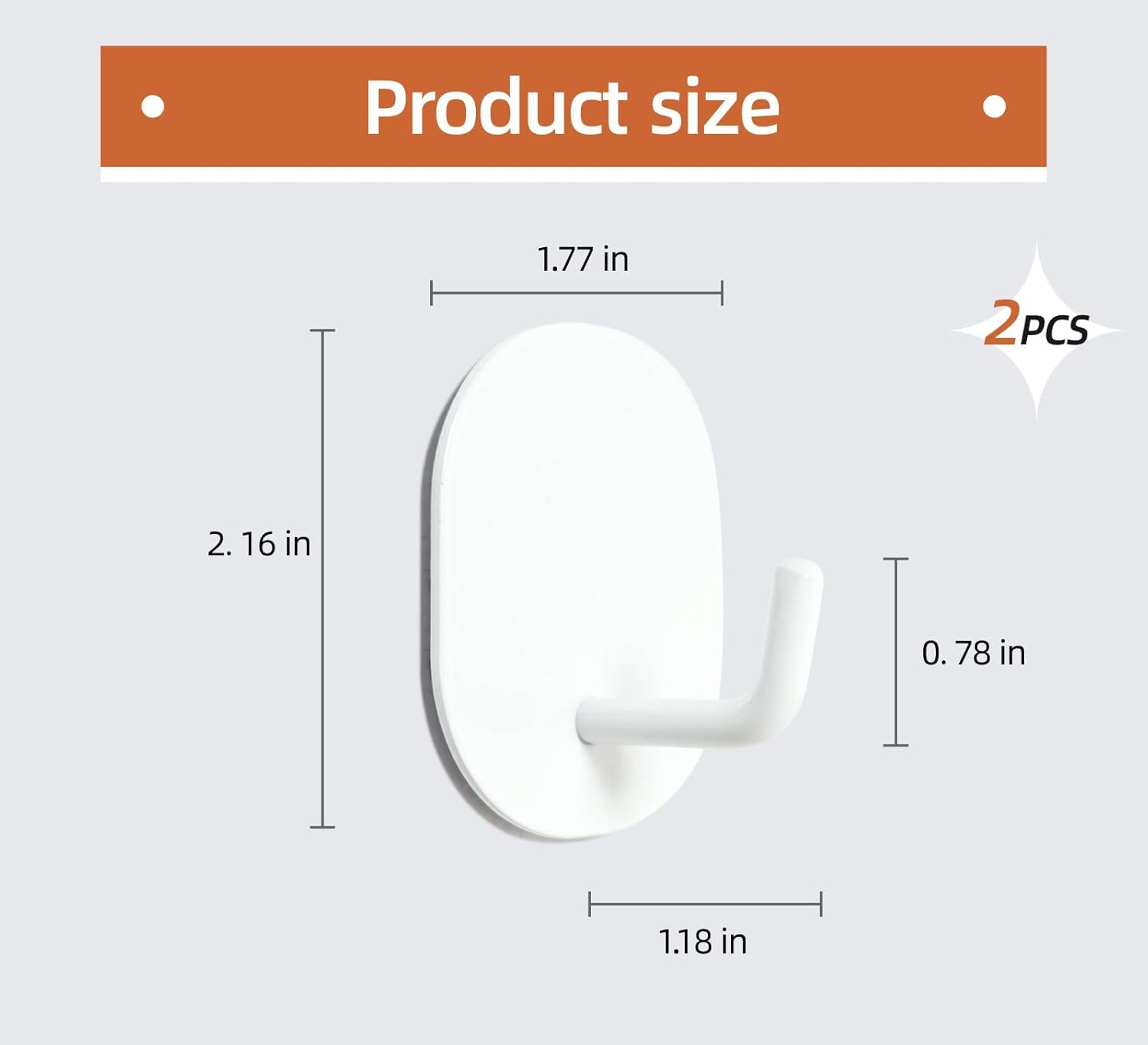 Magnetic Hooks,Strong Hooks for Kitchen, Refrigerator, Wardrobe and Outdoor Grill, Cabin, Hanging Clothes, Keys, Kitchenware(White&Black, 2psc)-Velvo Beauty