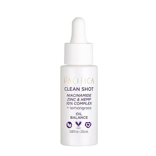 Pacifica Clean Shot Niacinamide Zinc and Hemp 10 Percent Complex Unisex 0.8 oz-Velvo Beauty