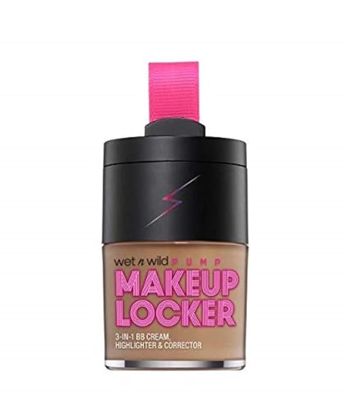 wet n wild Makeup Locker- 3-In-1 Sheer BB Cream, Highlighter & Corrector (177A Medium Deep)-Velvo Beauty