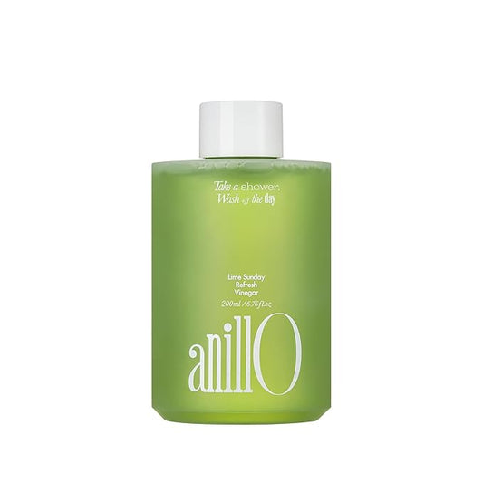 Lime Sunday Refresh Hair Vinegar with Vitamin C, Vinegar, Green Mint for Deep Cleansing Oily Scalp and Reducing Oil Production, Lime Citrus Scent, Silicone, Sulfate & Paraben Free (200ml / 6.76 fl.Oz)-Velvo Beauty